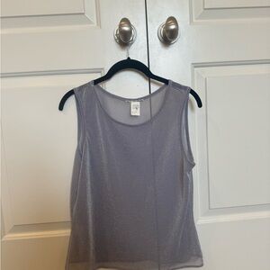 Vintage Sheer Sparkle Tank